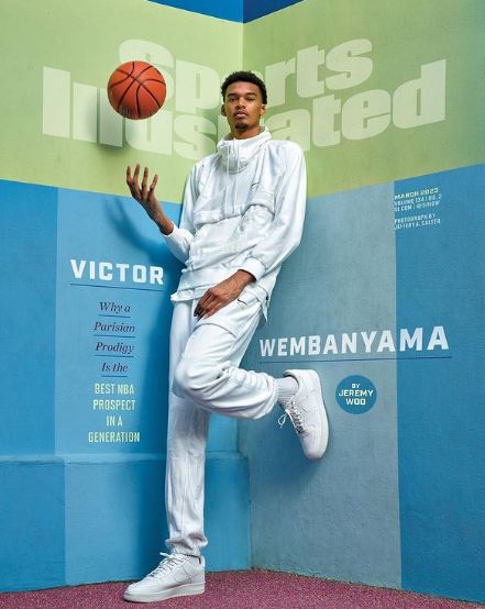 Victor Wembanyama featured on magazine