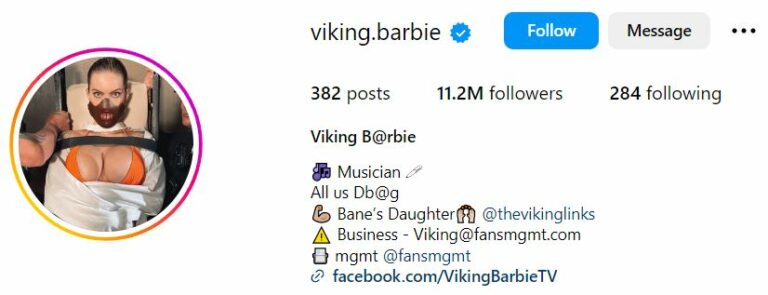 Who is Viking Barbie? All About Kayleigh Swenson