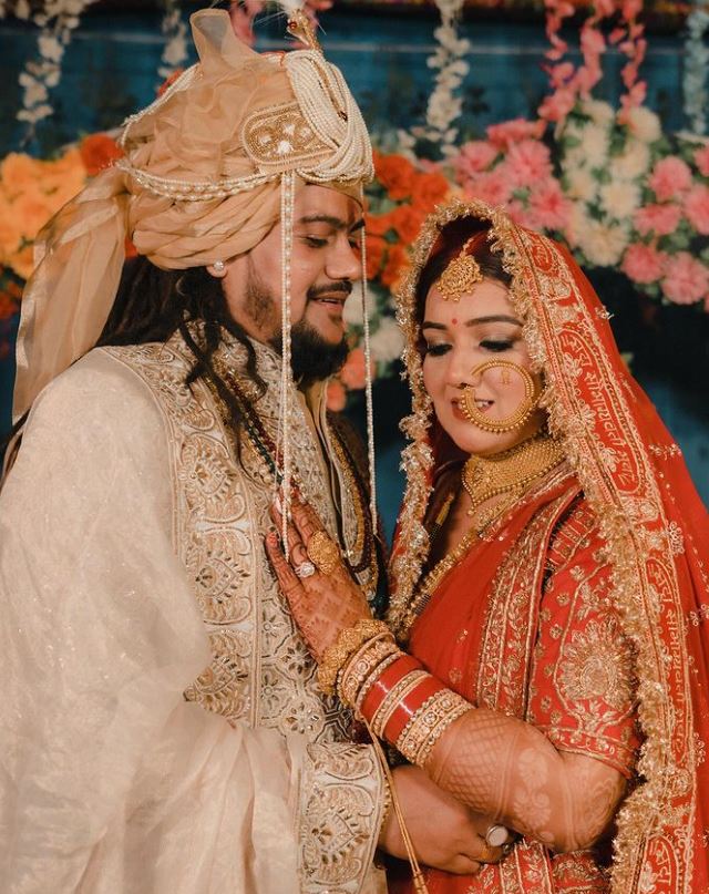 Wedding Photo of Komal Saklani and Hansraj Raghuwanshi