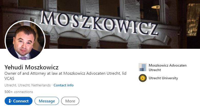 Yehudi Moszkowicz's LinkedIn profile