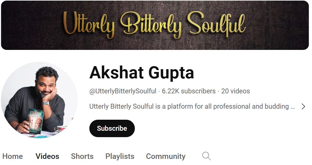Akshat Gupta's Youtube channel