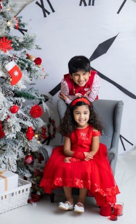 Allu Arha with her brother Allu Ayaan