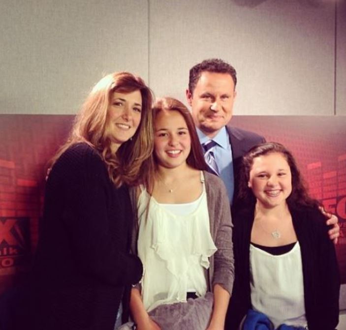 Brian Kilmeade with his wife Dawn Kilmeade and kids