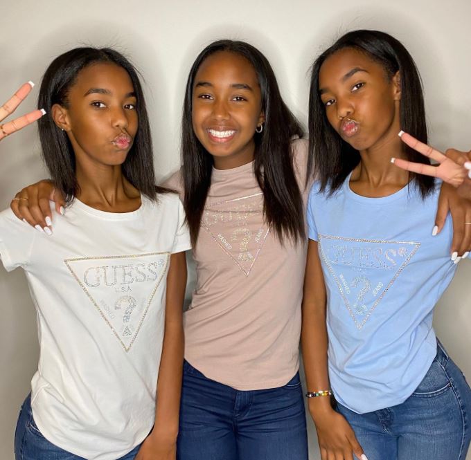 Chance Combs with her sisters