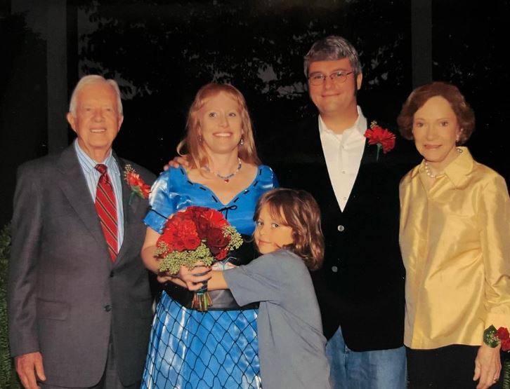 Childhood phot of Hugo James Wentzel with his parents and grandparents