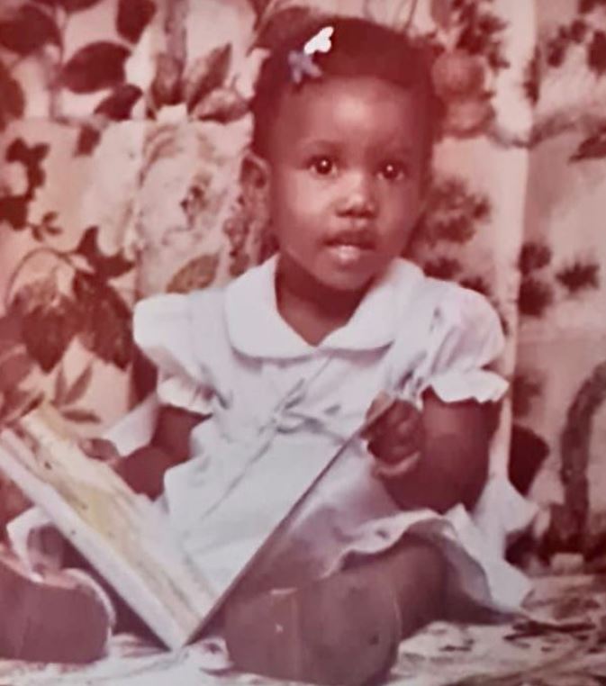 Childhood photo of Khadine Hylton