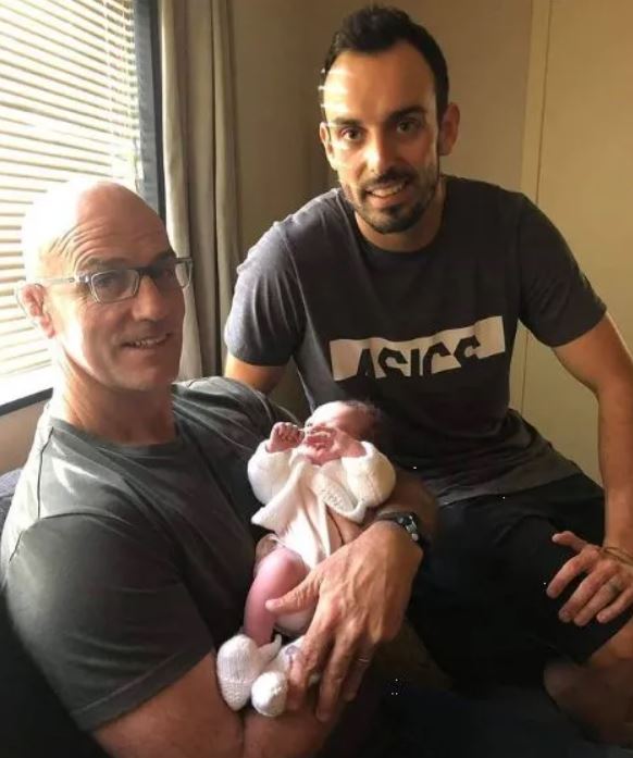 Daryl Mitchell with his dad John Mitchell