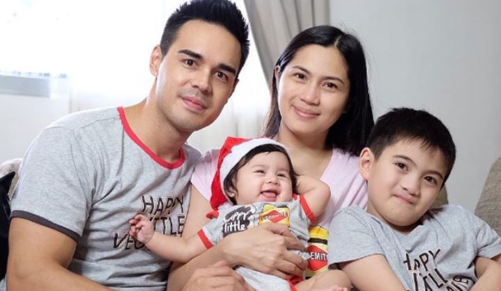 Diana Zubiri with her current husband Andy Smith and kids