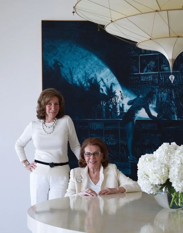 Emily Fisher Landau with her daughter Candia Fisher