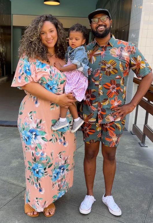 Erica Lauren with her family
