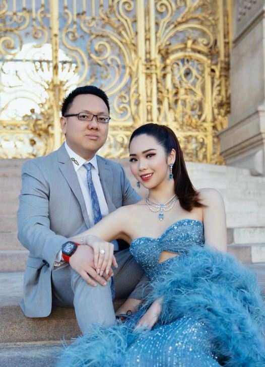 Gwen Ashley and her husband Ryan Harris