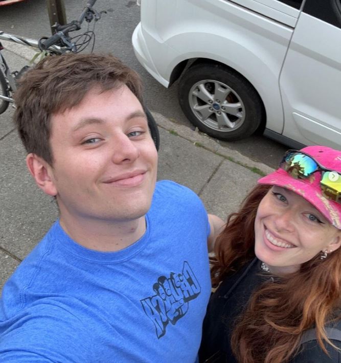 Hugo James Wentzel with his girlfriend Olivia Aquilina