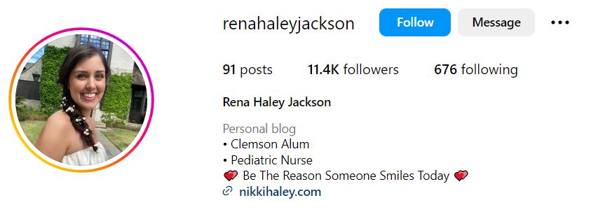 IG Profile of Rena Haley