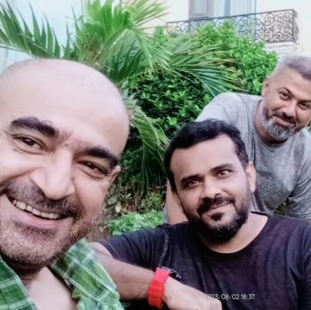 Iffi Bhai with his friends