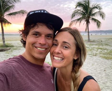 Israel Barona with his wife Marie-Christine Amyot