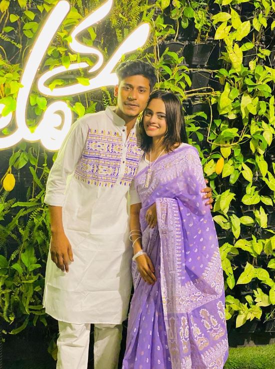 Jannat Toha and her boyfriend
