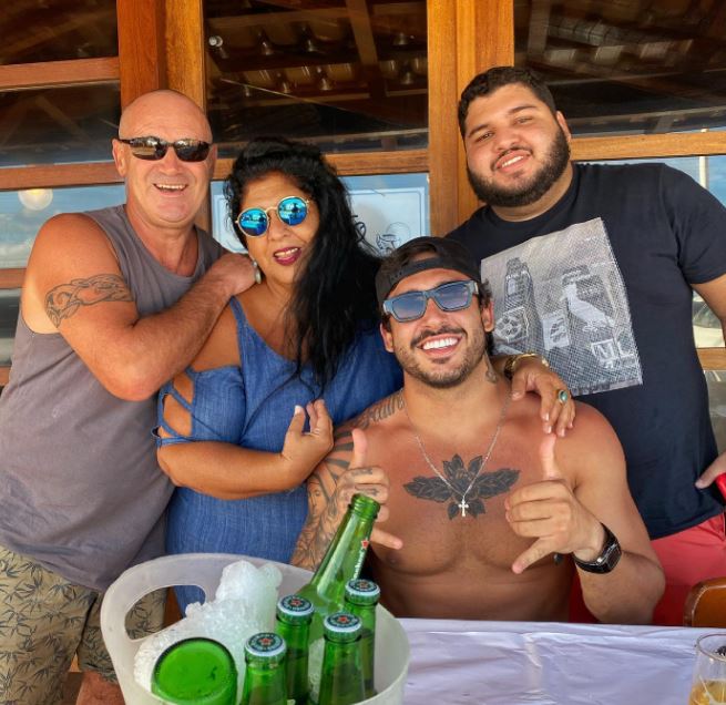 Joao Hadad with his family