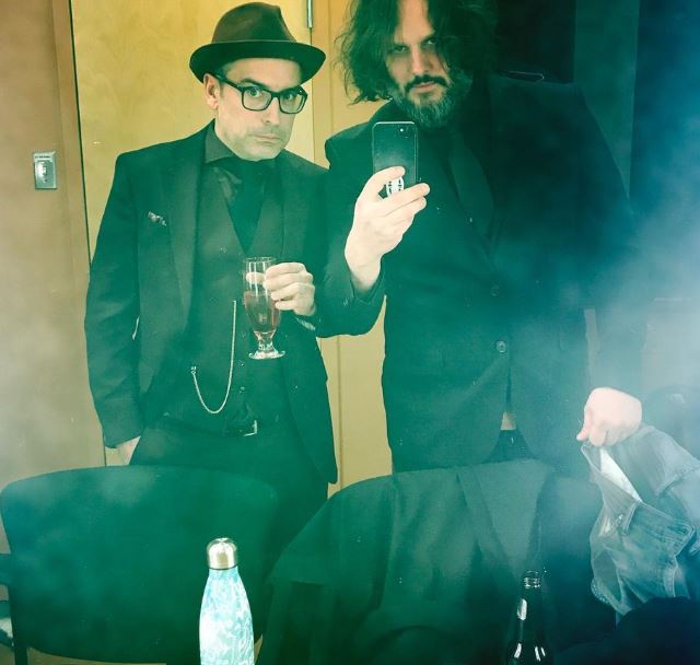 Karl Tremblay with his friend