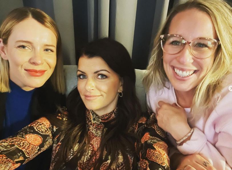 Kim Lizotte with her friends