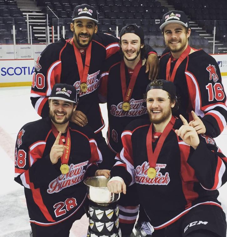 Matt Petgrave with his friends