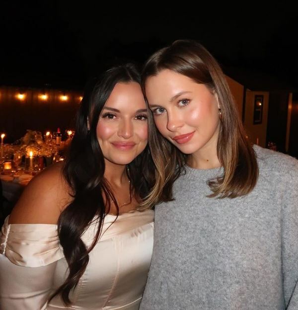 Natasha Bure and her friend