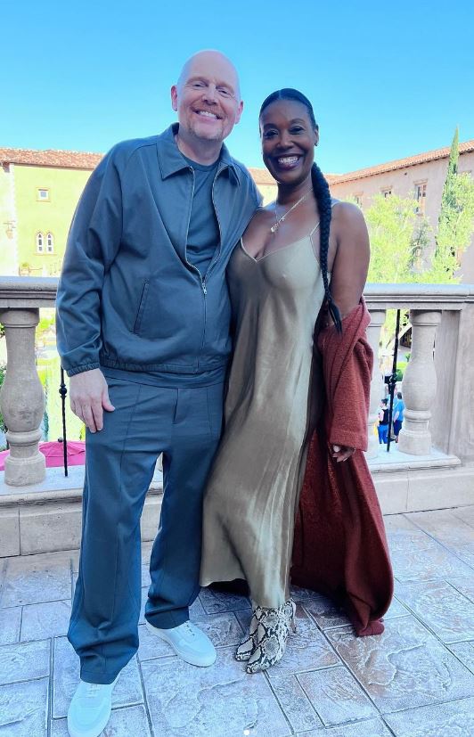Nia Renee Hill with her husband Bill Burr