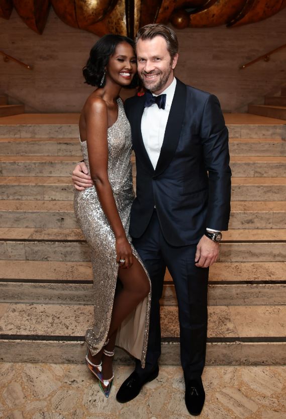 Oliver Dachsel and his girlfriend Ubah Hassan
