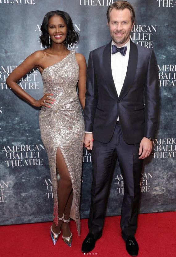 Oliver Dachsel with his girlfriend Ubah Hassan