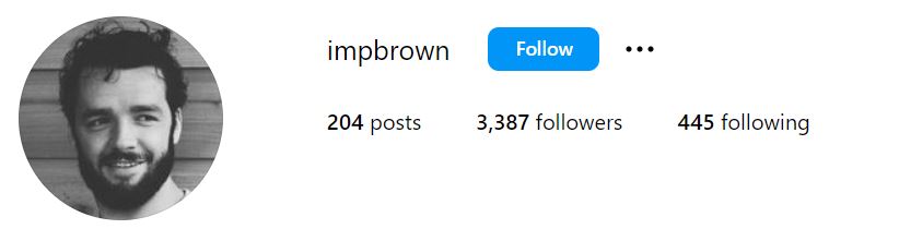 Patrick Brown's Instagram account