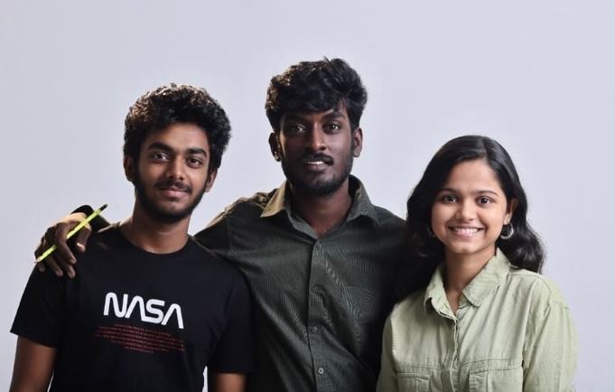 Prarthana Sandeep with friends