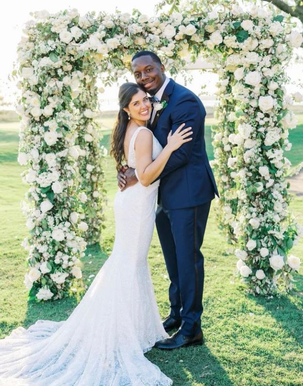 Rena Haley with her husband Joshua Jackson