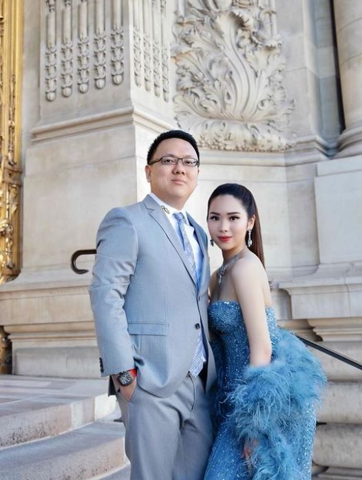 Ryan Harris with his wife Gwen Ashley