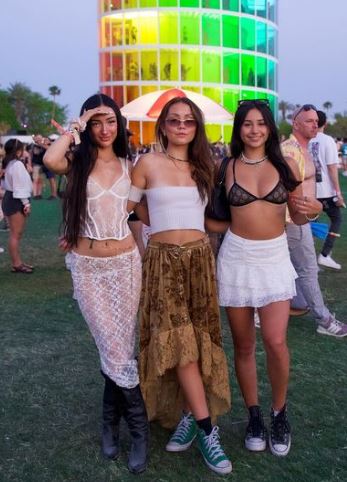 Sam Frank with her friends