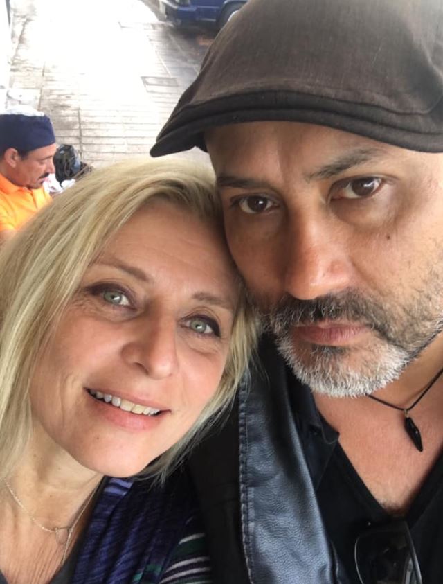 Sibilla Barbieri with her friend