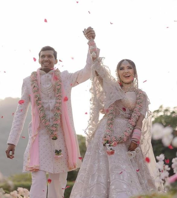 Wedding photo of Navdeep Saini and Swati Asthana