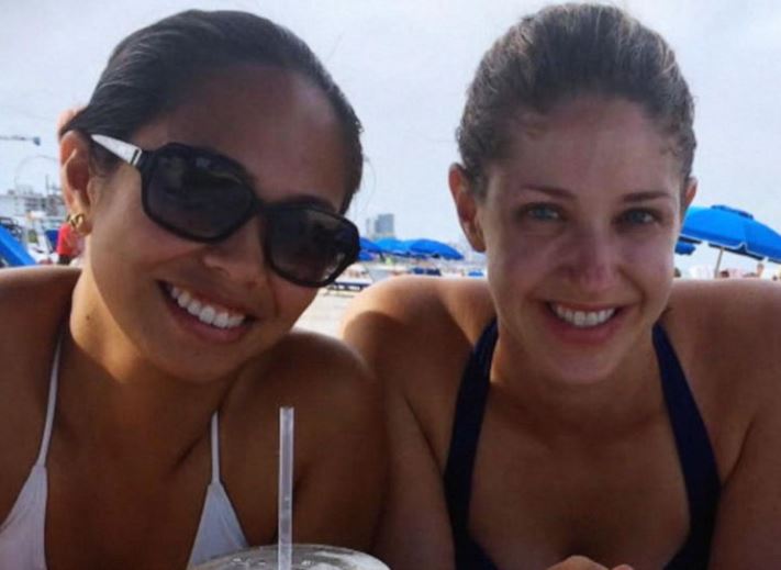 Wendi Adelson with her friend