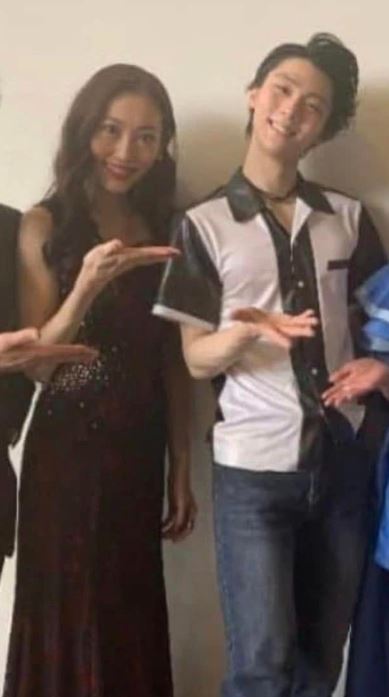 Yuzuru Hanyu and Mayuko Suenobu