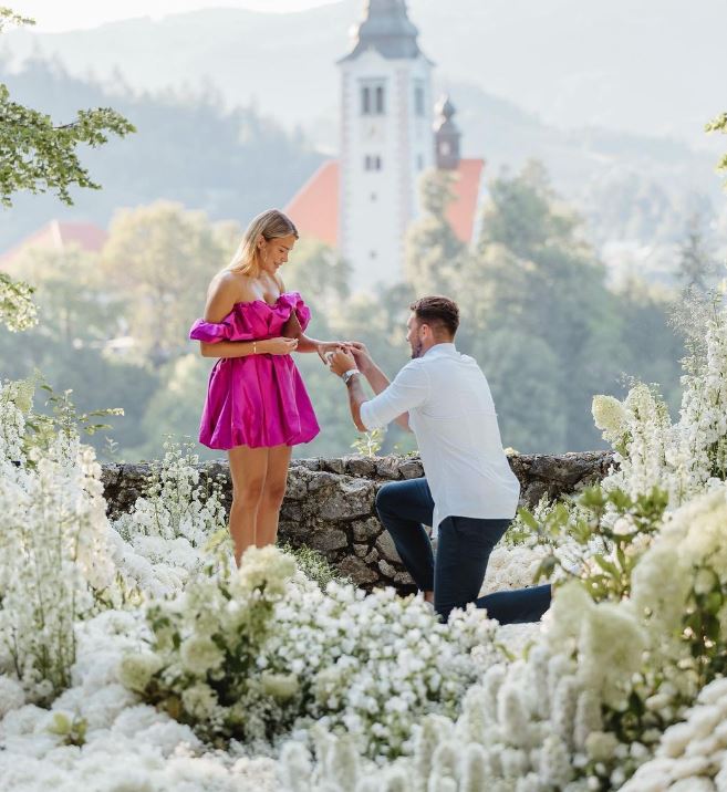 Anamaria Goltes got engaged to Luka Doncic