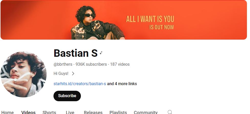 Bastian Steel's Youtube channel