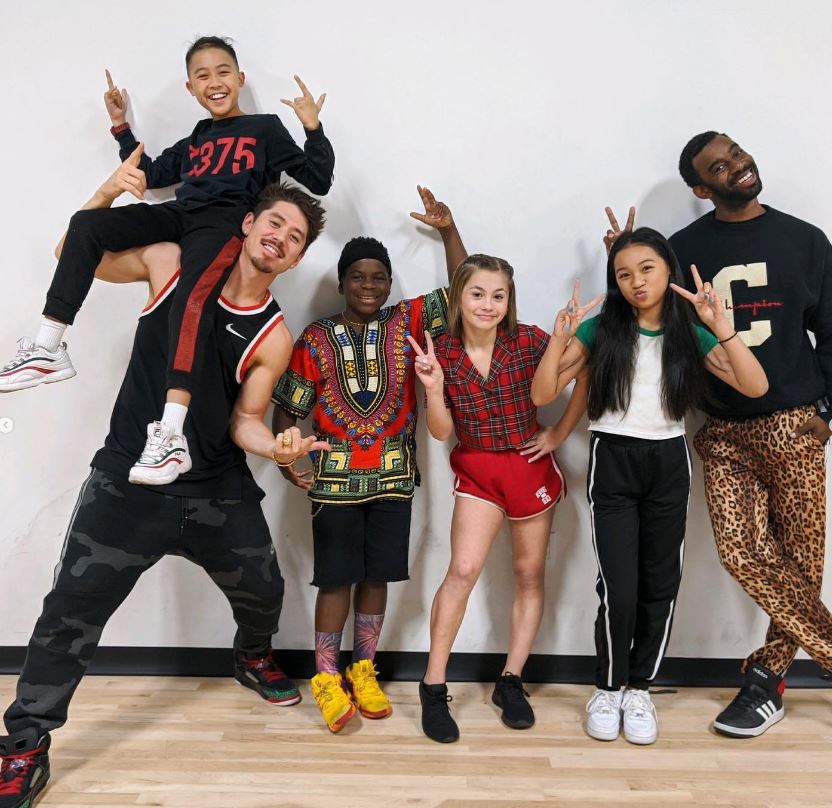 Bryan Tanaka and his students