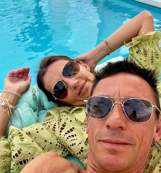 Catherine Dettori and her husband Frankie Dettori