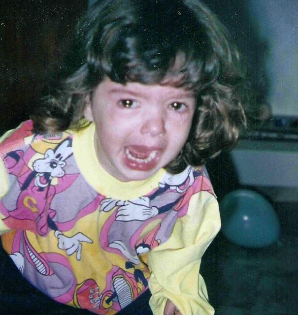Childhood photo of Giovanna Lancellotti