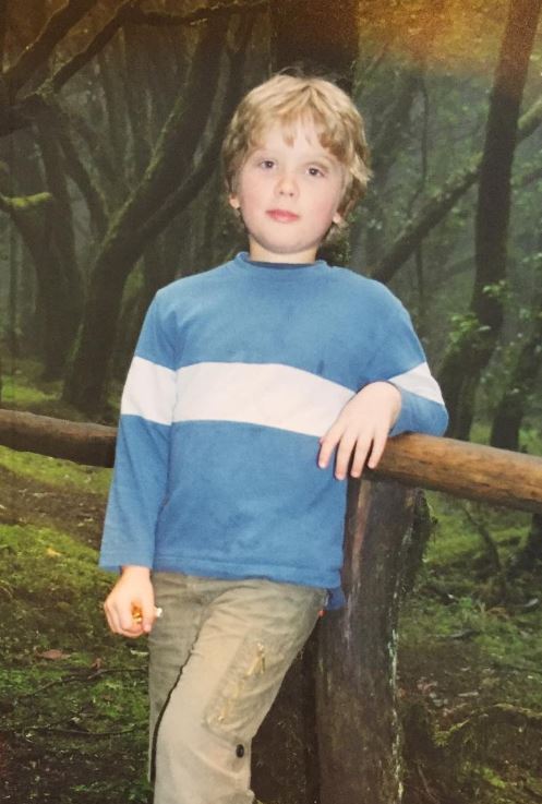 Childhood photo of Leo Reich