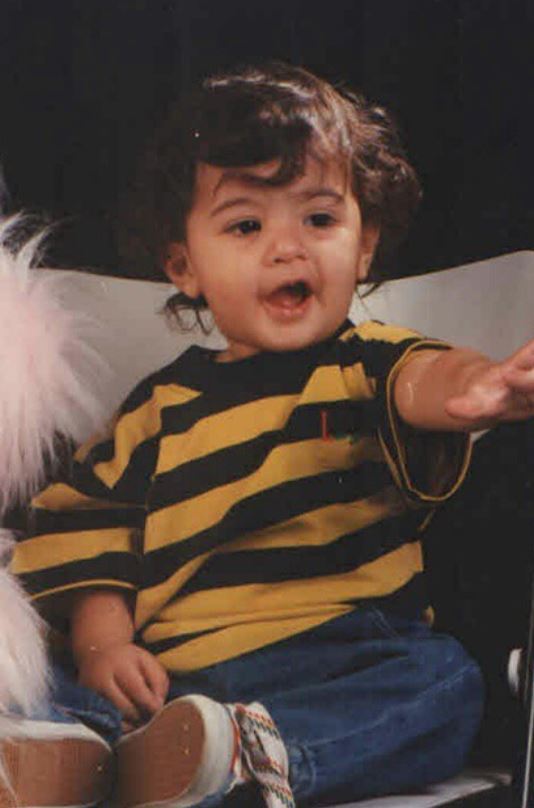 Childhood photo of Urvish Desai
