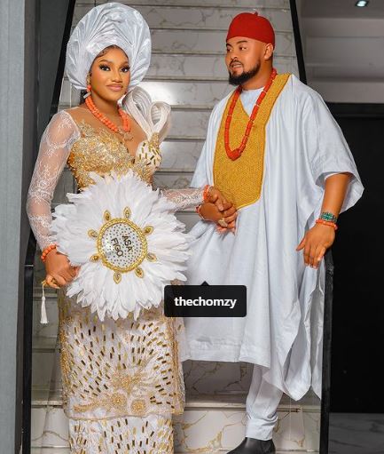 Chomzy BBNaija with her husband