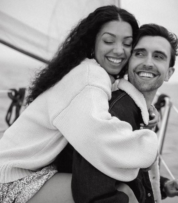 Corinne Foxx and her boyfriend Joseph Hooten