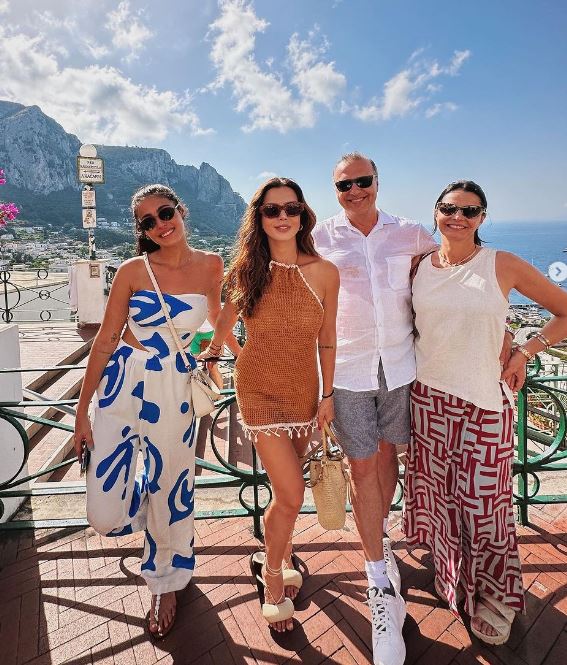 Giovanna Lancellotti with her family