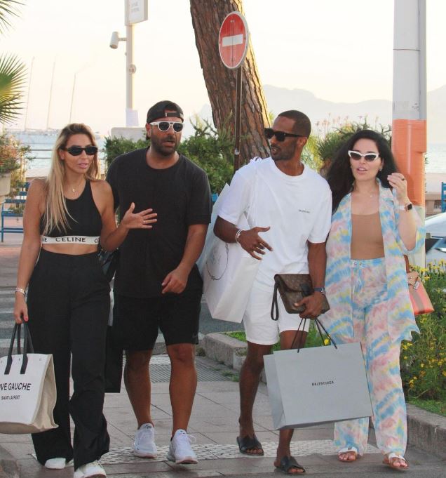 Hassan Elamin with his friends