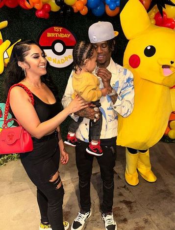 Jackilyn Martinez with her husband and kids