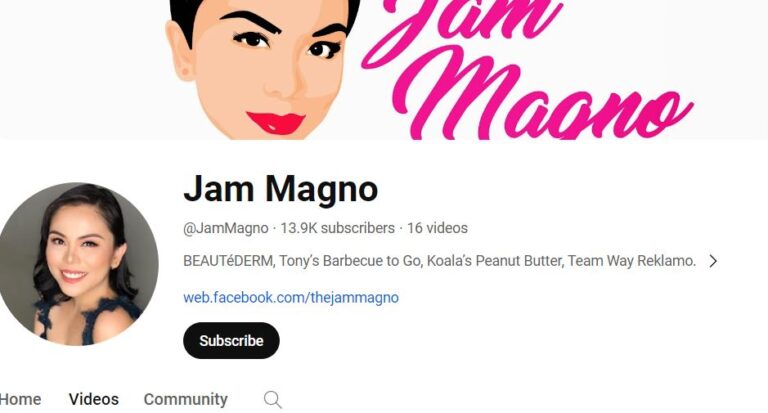 Who is Jam Magno? Biography, Wiki, Real Name, Age, Husband, Family, Net